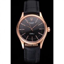 Rolex Super Clone Cellini 38mm Black Dial REP016815