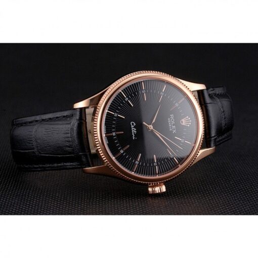 Rolex Replica Cellini 38mm Black Dial REP016815
