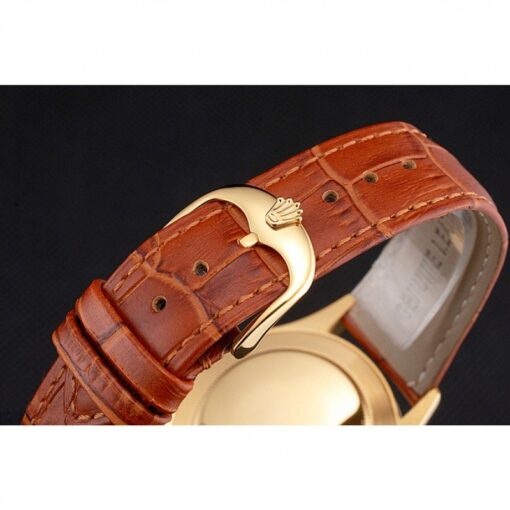 Best Fake Rolex Cellini 38mm Gold Dial REP016789
