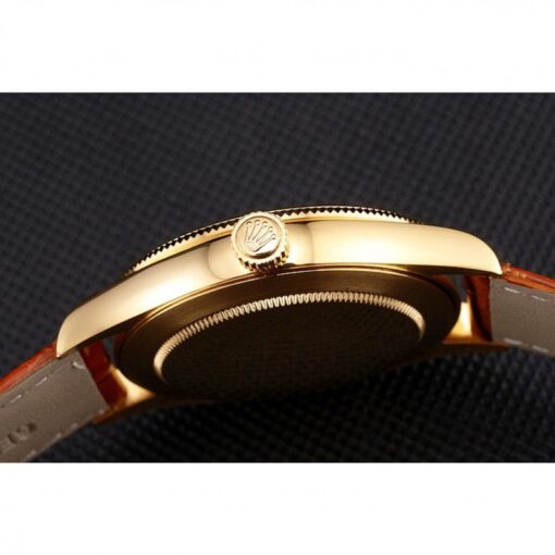 Rolex Clone Cellini 38mm Gold Dial REP016789