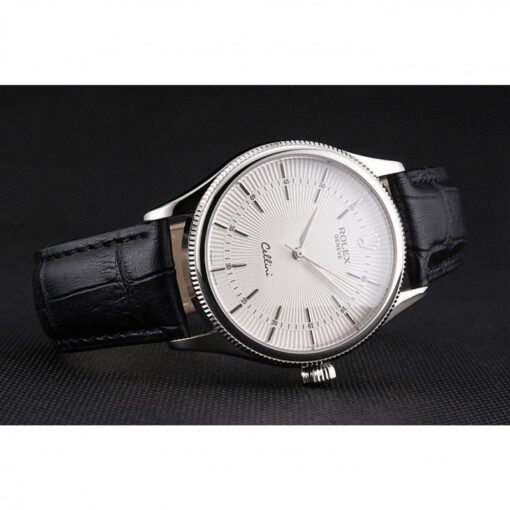 Super Clone Rolex Cellini 38mm White Dial REP016805