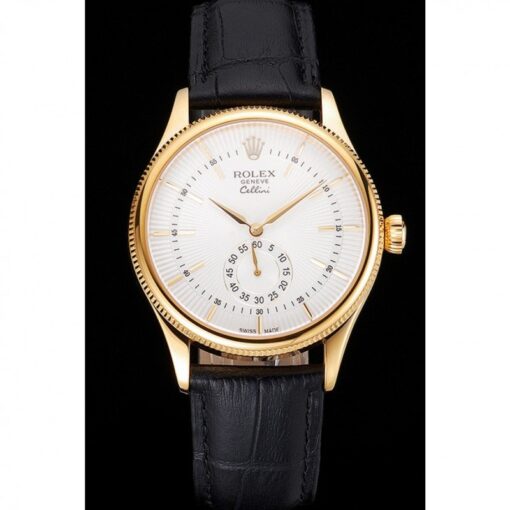 Rolex Super Clone Cellini 38mm White Dial REP016810