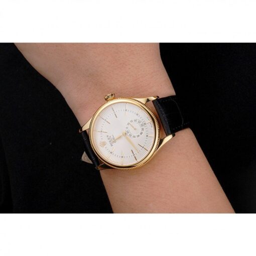 Rolex Clone Watches Cellini 38mm White Dial REP016810