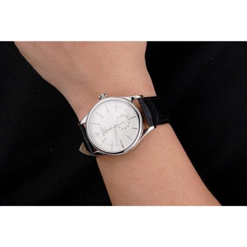 Rolex Clone Watches Cellini 38mm White Dial REP016811