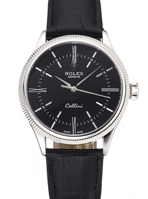 Replica Rolex Cellini 39mm Black Dial 622654