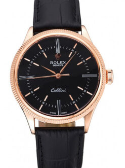 Replica Rolex Cellini 39mm Black Dial 622656