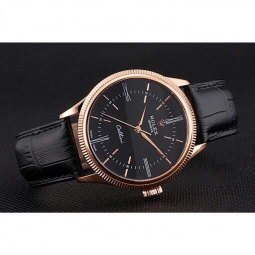 Rolex Replica Cellini 39mm Black Dial 622656