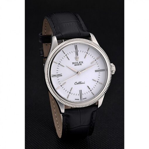 Fake Rolex Cellini 39mm White Dial 622653