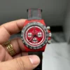 Rolex Super Clone DIW Rolex Carbon Fiber Daytona 116500LN Red Quartz