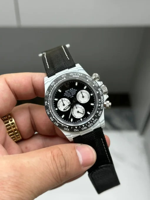 Fake Rolex DIW Rolex Cosmograph Daytona 116500LN Black and White Dial