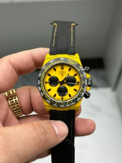 Rolex Super Clone DIW Rolex Cosmograph Daytona 116500LN Yellow Dial
