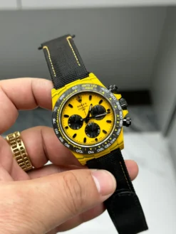 Fake Rolex DIW Rolex Cosmograph Daytona 116500LN Yellow Dial