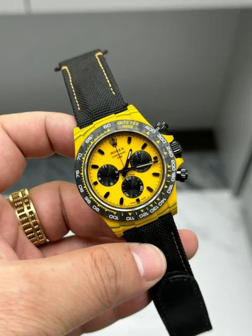 Fake Rolex DIW Rolex Cosmograph Daytona 116500LN Yellow Dial