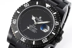 Fake Rolex DIW Submariner Parakeet 116610LB Black Dial