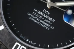Best Fake Rolex DIW Submariner Parakeet 116610LB Black Dial