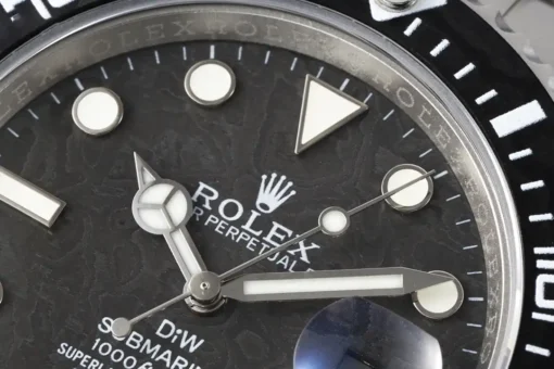 Best Rolex Replica DIW Submariner Parakeet 116610LB Carbon Dial
