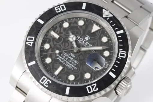 Rolex Clone Watches DIW Submariner Parakeet 116610LB Carbon Dial