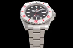 Replica Rolex DIW Submariner Parakeet 116610LB EOC Black Dial Material View