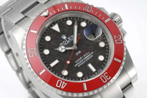 Fake Rolex DIW Submariner Parakeet 116610LB Jupiter Black Dial