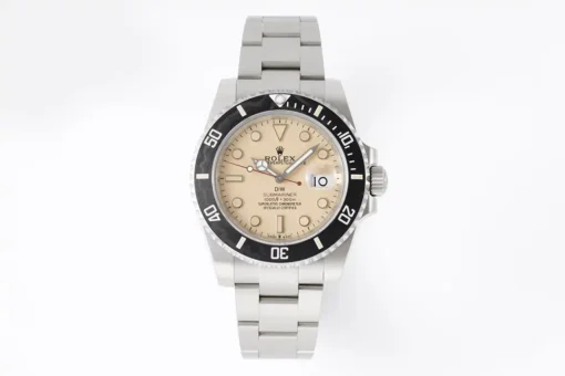 Rolex Super Clone DIW Submariner Parakeet 116610LB Light Brown Dial