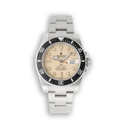 Replica Rolex DIW Submariner Parakeet 116610LB Light Brown Dial