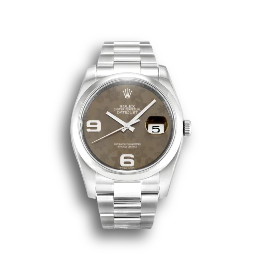 Replica Rolex Datejust 116200 36mm Brown Floral Dial