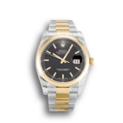 Replica Rolex Datejust 116203 36mm Black Dial