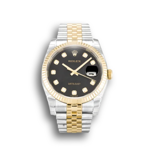 Replica Rolex Datejust 116233 36mm Black Jubilee Dial