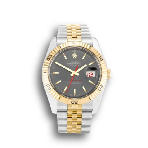Replica Rolex Datejust 116263 Turn-O-Graph 36mm Black Dial