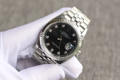 Fake Rolex Datejust 126233 36mm Dial Black Diamond