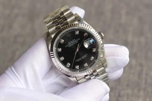 Rolex Replica Datejust 126233 36mm Dial Black Diamond