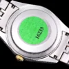Rolex Clone Datejust 126300 41mm Arabic Dial Full-Diamond Rainbow