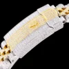 Rolex Clone Watches Datejust 126300 41mm Arabic Dial Full-Diamond Rainbow