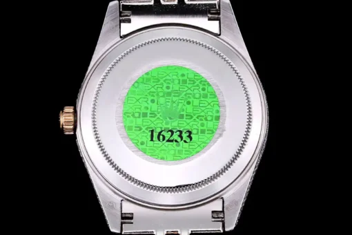 Rolex Clone Datejust 126300 41mm Arabic Dial Full-Diamond Rainbow Bezel