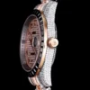 Best Replica Rolex Datejust 126300 41mm Arabic Dial Full-Diamond Rose Gold