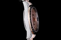 Best Rolex Replica Datejust 126300 41mm Arabic Dial Full-Diamond Rose Gold