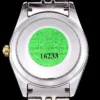 Rolex Clone Datejust 126300 41mm Arabic Dial Full-Diamond Yellow Gold