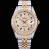 Rolex Super Clone Datejust 126300 41mm Arabic Diamond Dial