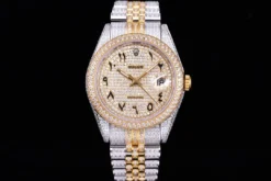 Rolex Super Clone Datejust 126300 41mm Arabic Diamond Dial