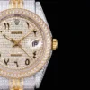 Fake Rolex Datejust 126300 41mm Arabic Diamond Dial