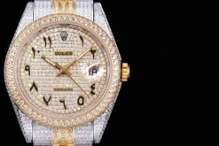Fake Rolex Datejust 126300 41mm Arabic Diamond Dial