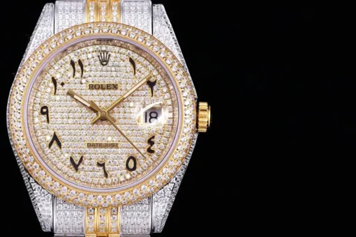 Fake Rolex Datejust 126300 41mm Arabic Diamond Dial