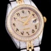 Super Clone Rolex Datejust 126300 41mm Arabic Diamond Dial
