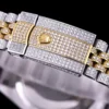 Rolex Clone Datejust 126300 41mm Arabic Diamond Dial