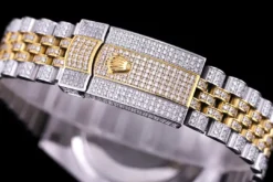 Rolex Clone Datejust 126300 41mm Arabic Diamond Dial