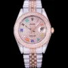 Rolex Super Clone Datejust 126300 41mm Colorful Roman Numerals