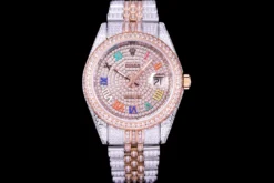 Rolex Super Clone Datejust 126300 41mm Colorful Roman Numerals
