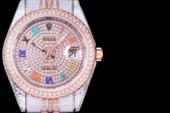 Fake Rolex Datejust 126300 41mm Colorful Roman Numerals