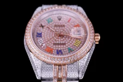 Rolex Replica Datejust 126300 41mm Colorful Roman Numerals