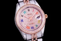 Super Clone Rolex Datejust 126300 41mm Colorful Roman Numerals